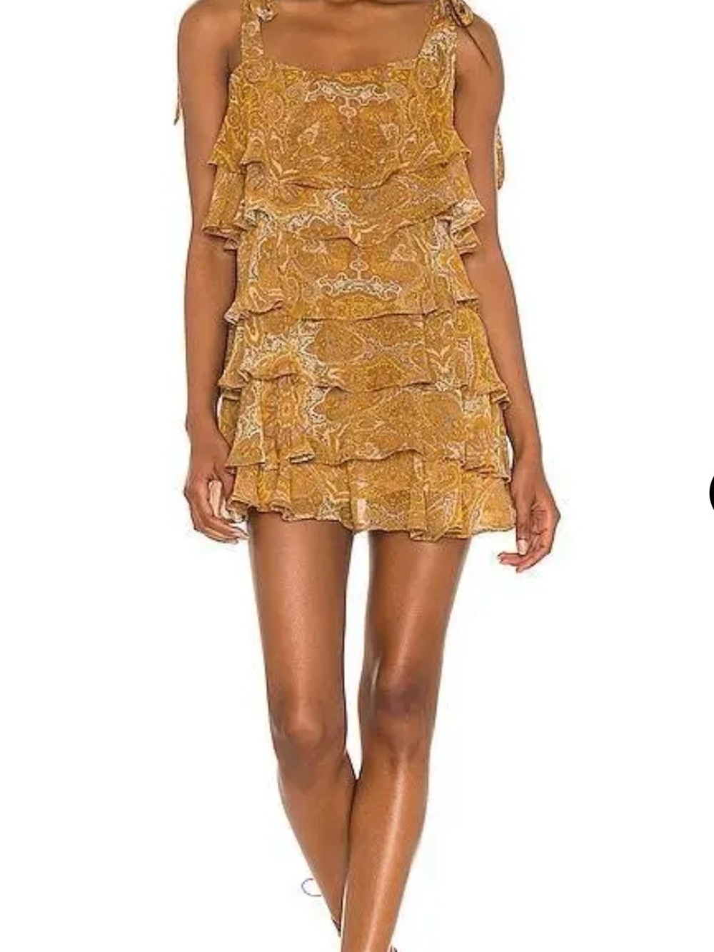 Show Me Your MUMU Rowen Ruffle Dress NWT